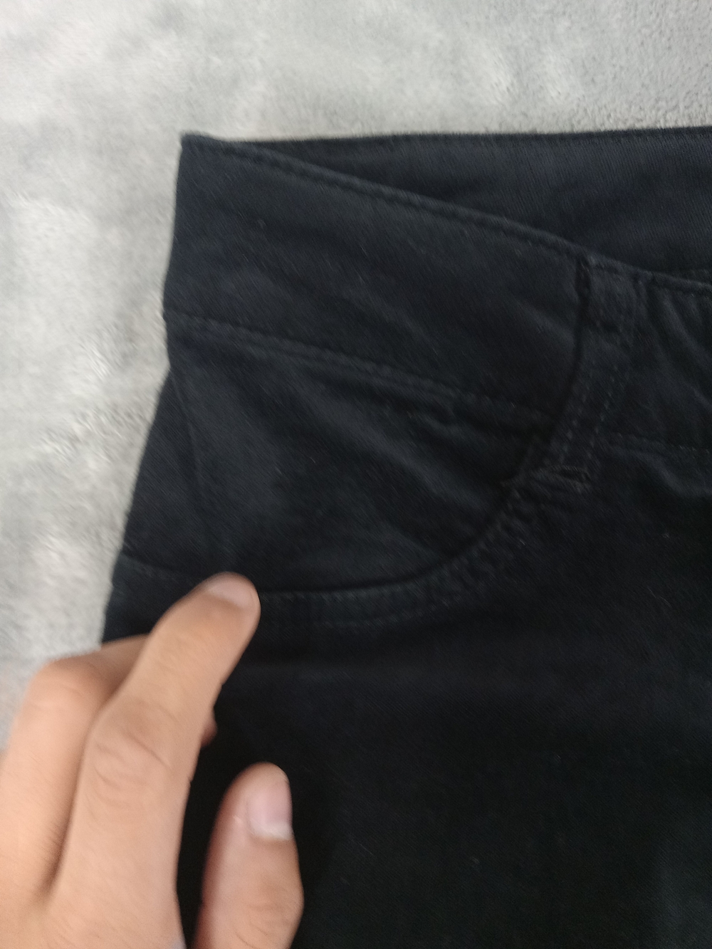 Mudd Women's Black Corduroy Straihgt Jeans Size 11 - Picture 5 of 11